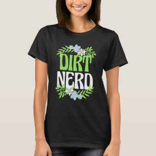 Camiseta Diseño de la planta de jardín de flores de tierra