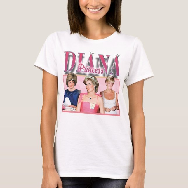 Camiseta Diseño de la Princesa Diana (Anverso)