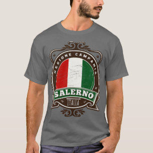 Camiseta Diseño de la región italiana retro de Salerno