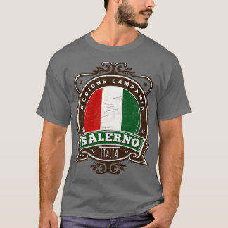 Camiseta Diseño de la región italiana retro de Salerno