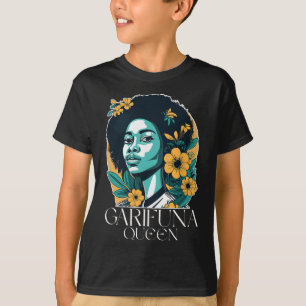 Camiseta Diseño de la Reina Garifuna para Afrocaribeños de