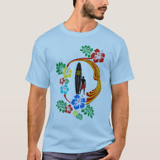 Camiseta diseño de la resaca de Tahití