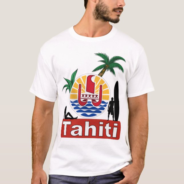 Camiseta diseño de la resaca de Tahití (Anverso)