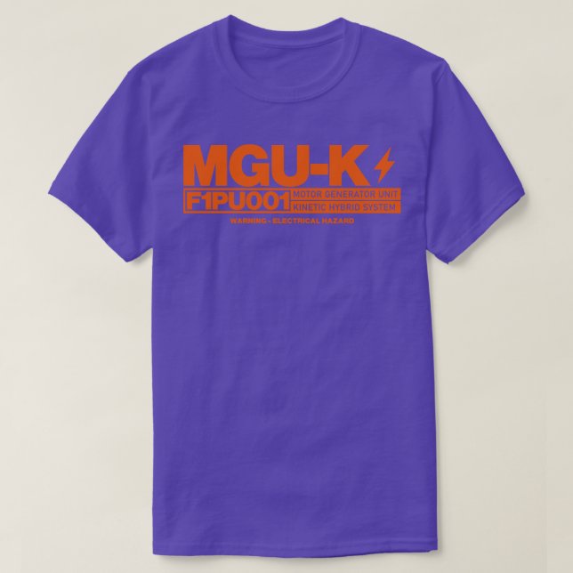 Camiseta Diseño de la unidad de energía híbrida MGUK F1 (Diseño del anverso)