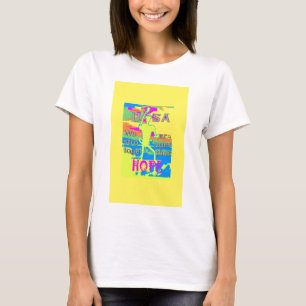 Camiseta Diseño de la Unidad de Estados Unidos: esperanza y