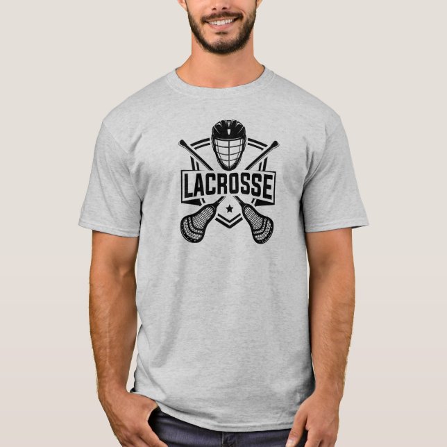 Camiseta Diseño de Lacrosse  (Anverso)