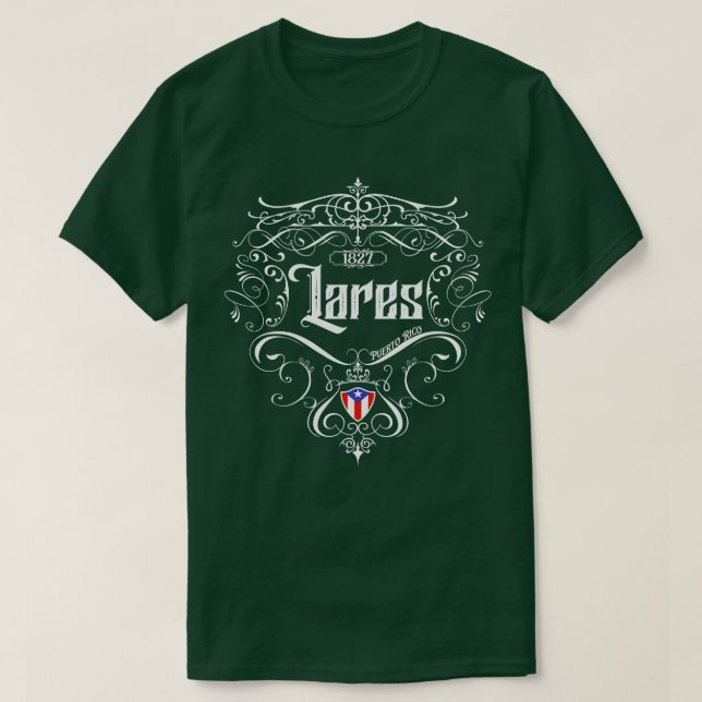 Camiseta Diseño de Lares Vintage (Diseño del anverso)