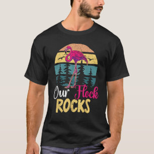 Camiseta Diseño de las rocas de rebaño para la familia Flam
