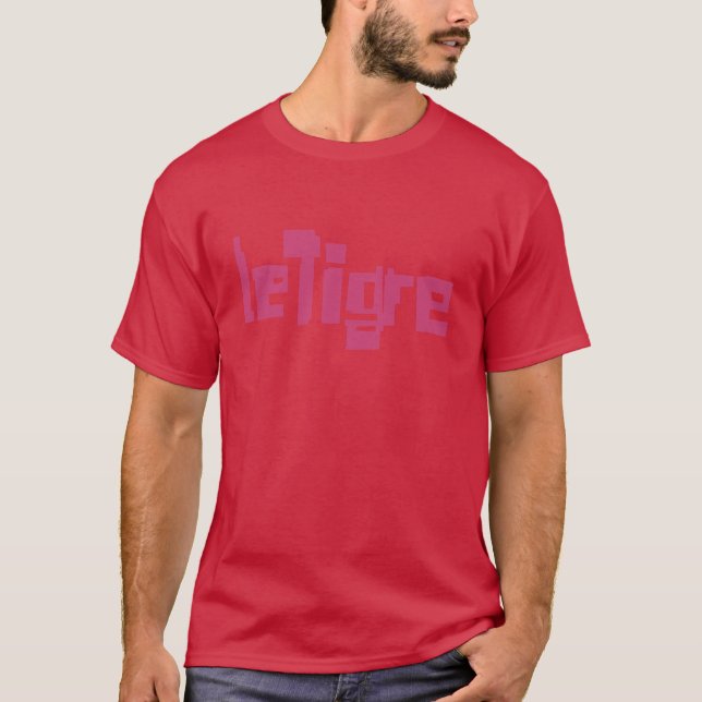 Camiseta diseño de le tigre (Anverso)