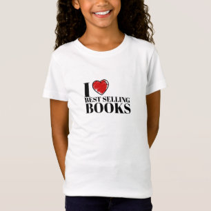 Camiseta Diseño de Lector Clásico "Amo los Libros Más Vendi