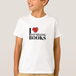 Camiseta Diseño de Lector Clásico "Amo los Libros Más Vendi