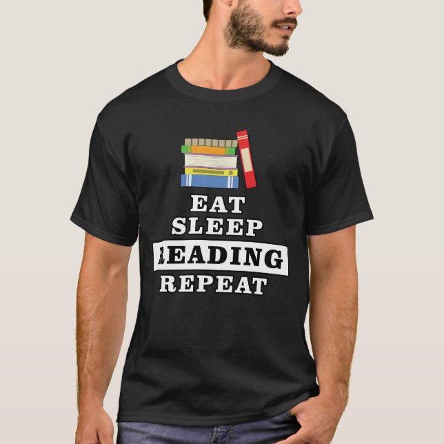 Camiseta Diseño de lectura divertida (Anverso)