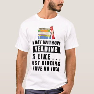 Camiseta Diseño de Lectura Divertido