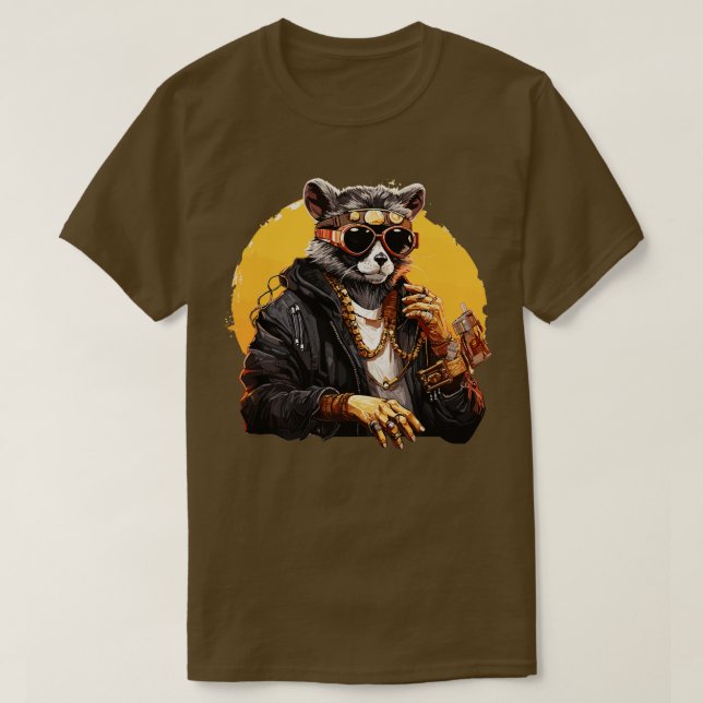 Camiseta Diseño de Lemur (Diseño del anverso)