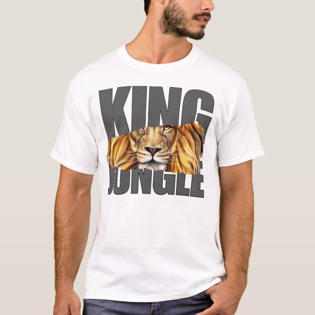 Camiseta diseño de león (Anverso)