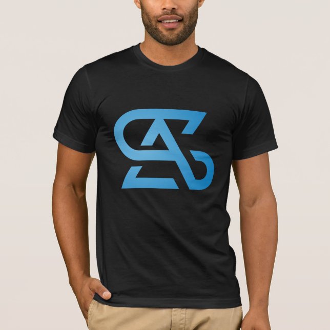 Camiseta Diseño de letras AS o SA (Anverso)