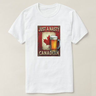 Camiseta Diseño de letrero de cerveza de estilo antiguo
