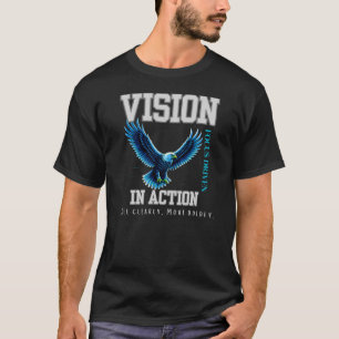 Camiseta Diseño de Liderazgo y Enfoque del Águila en Visión