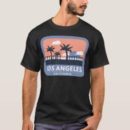 Camiseta Diseño de líneas aéreas retro de California en Los