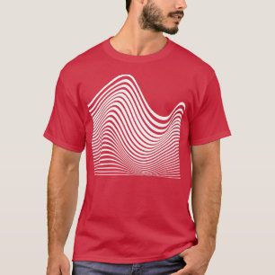Camiseta diseño de líneas geométricas