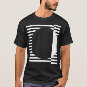 Camiseta diseño de líneas geométricas