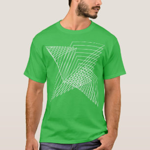 Camiseta diseño de líneas geométricas 5