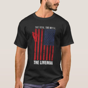 Camiseta Diseño De Lineman De Utilidad Eléctrica Para Linew
