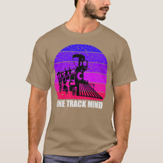 Camiseta Diseño de locomotora de One Track Mind Railroad