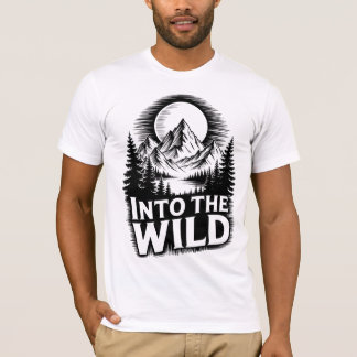 Camiseta Diseño de Logo Into the Wild