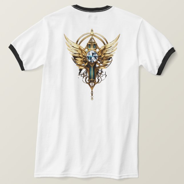 Camiseta Diseño de logotipo de águila majestuosa (Reverso del diseño)