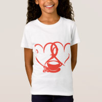 Diseño de logotipo de café romántico