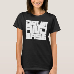 Camiseta diseño de logotipo de Drum and Bass
