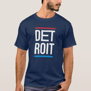 Camiseta diseño de logotipo de la ciudad de Detroit