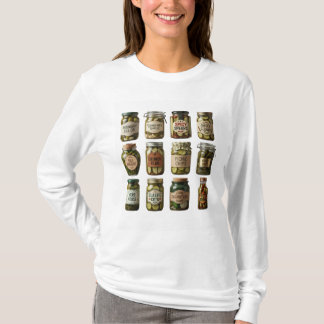 Camiseta Diseño de logotipo de marca de pickle personalizad