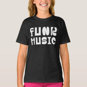 Camiseta diseño de logotipo de Música Funk