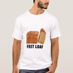 Camiseta Diseño de Logotipo de Pan de Pies Rotura Cerebral 
