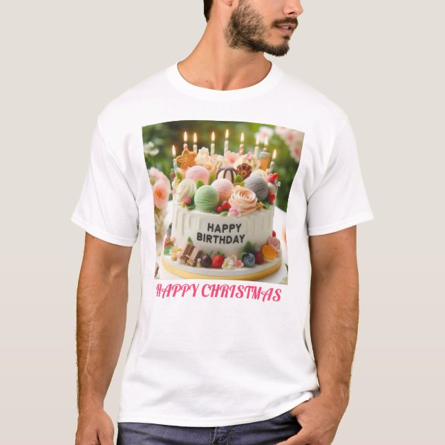 Camiseta Diseño de logotipo de pasteles para la celebración (Anverso)