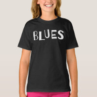 diseño de logotipo de tipografía Blues
