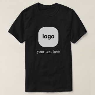 Camiseta Diseño de logotipo minimalista con texto personali
