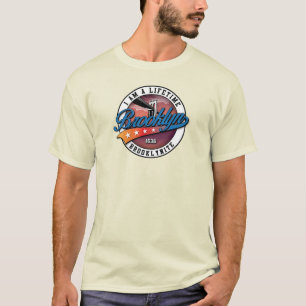 Camiseta Diseño de logotipo minimalista elegante de Brookly