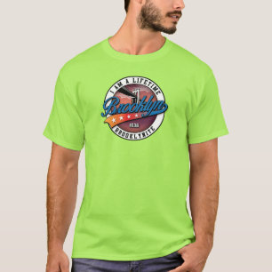 Camiseta Diseño de logotipo minimalista elegante de Brookly