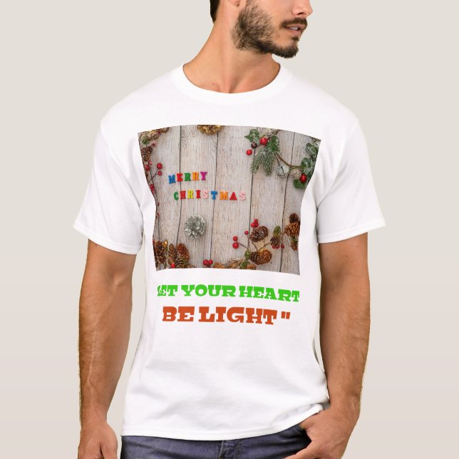 Camiseta Diseño de logotipo para navidades para navidades (Anverso)