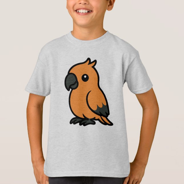 Camiseta diseño de loro (Anverso)
