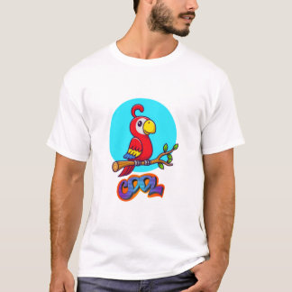Camiseta Diseño de loro Guay para redbubble