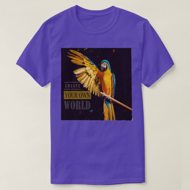 Camiseta Diseño de loros 9 (Diseño del anverso)