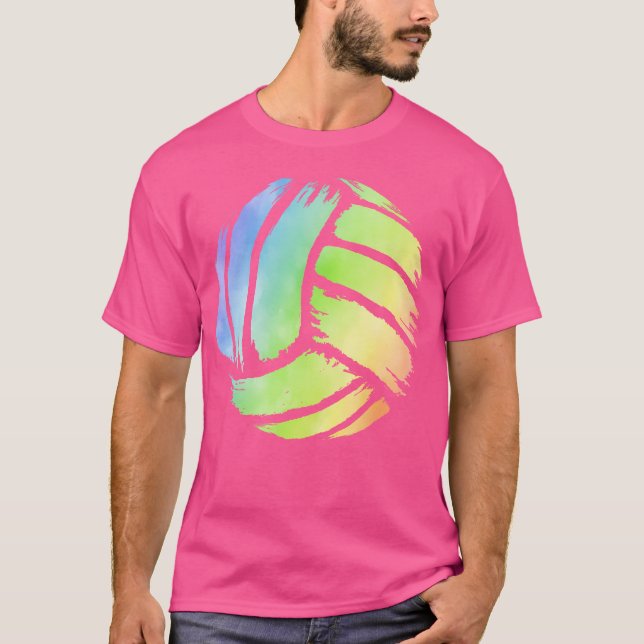 Camiseta Diseño de los aficionados al voleibol Guay para el (Anverso)