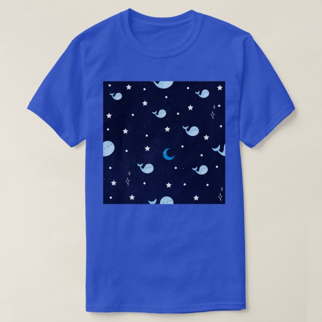Camiseta Diseño de los amantes de la ballena en el espacio (Diseño del anverso)
