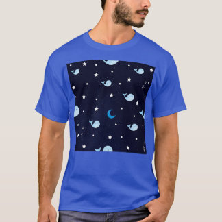 Camiseta Diseño de los amantes de la ballena en el espacio
