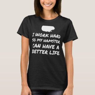 Camiseta Diseño de los amantes de la ropa de hámster Cute H