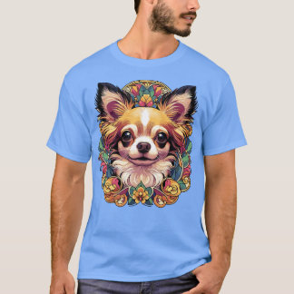 Camiseta Diseño de los amantes de los perros de arte del Ar